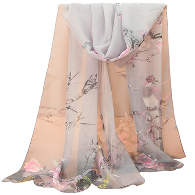 

Gobestart Women Fashion Jacquard Cotton Parisian Stripe Shawl Soft Beach Towel Scarf