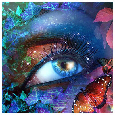 

5D DIY Full Drill Diamond Painting Gorgeous Eye Cross Stitch Embroidery Kit