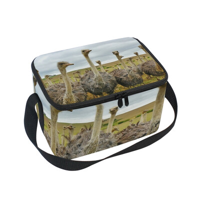 

ALAZA Lunch Box Nature Bird Animal Insulated Lunch Bag Large Cooler Tote Bagfor Men Women