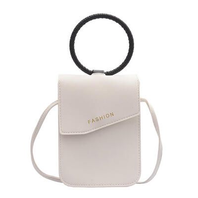 

PU Phone Bags Crossbody Shoulder Bags Solid Color Women Top-Handle Packs