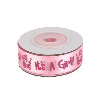 

10yardsroll ITS A BOYGIRL Baby Shower Ribbon Grosgrain Ribbon Gift Belt