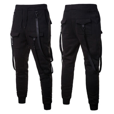

Mens Jogger Pants Sports Gym Workout Hip Hop Track Trousers Long Slacks