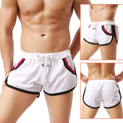 

Mens Summer Breathable Pocket Shorts Gym Sports Running Casual Short Pants