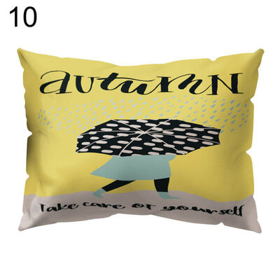 

Pillow Case Little Tree Pond Pattern Cushion Cover Home Office Car Decoration