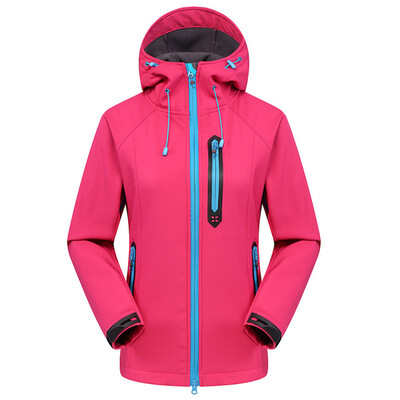 

Toponeto Womans New Soft Shell Sweater Single Layer Waterproof And Breathable Coat