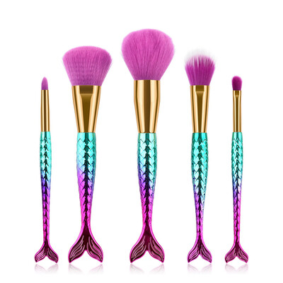 

〖Follure〗5PCS Pro Make Up Foundation Eyebrow Eyeliner Blush Cosmetic Concealer Brushes