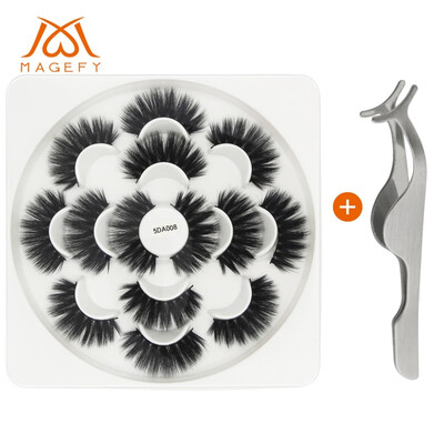 

〖Follure〗7 Pairs Of Lotuses With 5D Mink False Eyelashes And Natural Dense Eyelashes