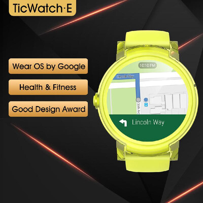 

Xiaomi Global Version Ticwatch E Express Smart Watch 14inch OLED Touch Android Wear OS Waterproof BT WIFI GPS Smartwatch Google