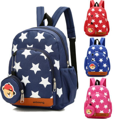 

New Popular Kids Boy Girl Children Backpack Toddler Cute School Bag Rucksack