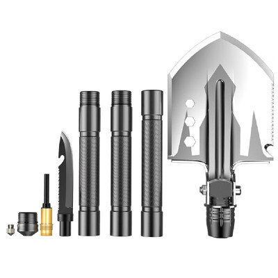 

Multi-functional Portable Folding Shovel Survival Tool Outdoor Equipment Entrenching Tool for Hunting Hiking Camping Fishing