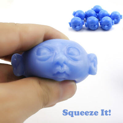 

Gotoamei Cute Baby Face Ball Stress Squeeze Toys Anxiety Relief Stress Ball