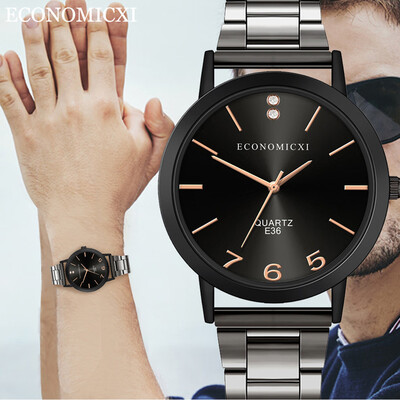 

Gobestart Mens Stainless Steel Quartz Analog Wrist Watch Sport Watches Gifts Luxury