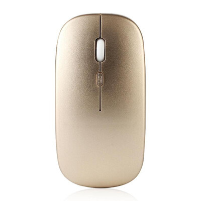 

W8 24G Wireless Rechargeable Thin Silent Mouse 1600DPI 4 Keys Optical Mice