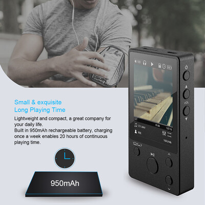 

XDuoo NANO D3 8GB HiFi Music Player Lossless Audio Player 20 Inches IPS Display 24Bit192KHz DSD256 Line Out TF Card Slot