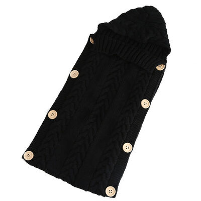 

Newborn Infant Baby Boy Girl Blanket Knit Crochet Warm Swaddle Wrap Sleeping Bag