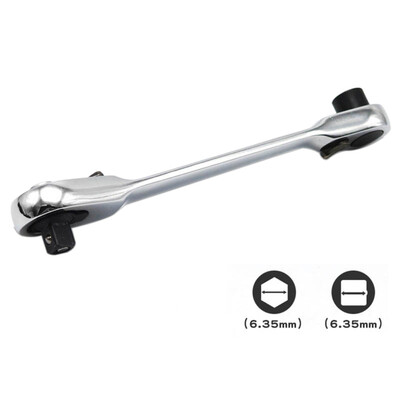 

14"Mini Ratchet Wrench 72 Tooth Double-Ended Torque Small Fly Socket Wrench Spanner Hand Repair Tools Wrench Repair Tools