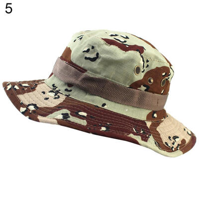 

Flat Roof Military Hat Cadet Patrol Bush Hat Outdoors Climbing Fishing Boonie Cap