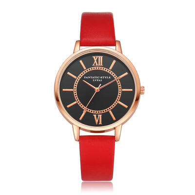 

Hot Womens Watches Business Style Dial Ladies Simple Quartz Wristwatch Casual Leather Strap Clock Gift Mujer Bayan Kol Saati