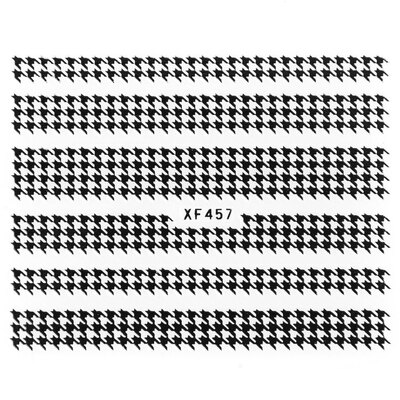 

10pcs Stylish Ladies Women 3D Art Stickers Nail Stick Manicure Water Decal