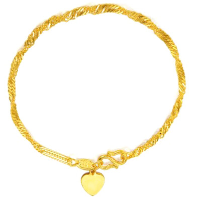

Gold Color Women Water Ripple Bracelet Jewelry Gift High Quality