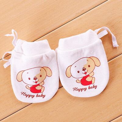 

1 pair Baby Anti Scratch Gloves Newborn Protect Face Adjustable Scratch Mittens