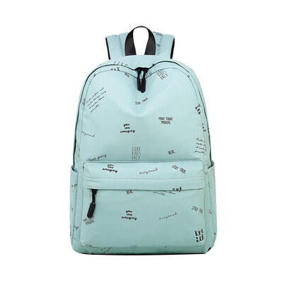 

Fashion Teenage Girls Preppy Style Backpack Letter Print Travel School Bags