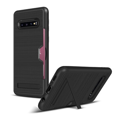 

Hybrid Bumper Case Samsung Galaxy S10 Card Holder TPU Cover Samsung S10 Samsung Galaxy S10 SM-G973FDS SM-G973X Stand Case 61"