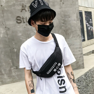 

Chaotic net red canvas bag ladies slanting Baitao ins Korean version of popular girlsbreasts