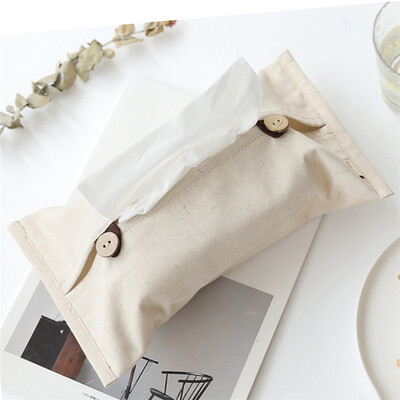 

Tissue Box Towel Papers Storage Bag Organizer Hanging Car Toilet Napkins Cover