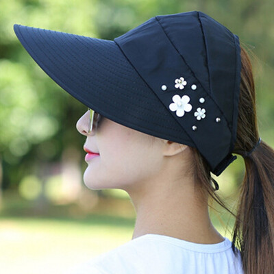 

Summer casual UV protection sun protection cap collapsible sun hat