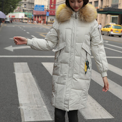 

Tailored Fashion Women Winter Warm Coat Hooded Thick Warm Slim Jacket Long Overcoat