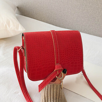 

Tailored Womens Vintage Crocodile Shoulder Bag Joker Crossbody Bag Solid Color Bag