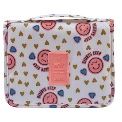 

Nylon Multi-lattice Makeup Storage Bag Bathroom Waterproof Hanging Wash Bag