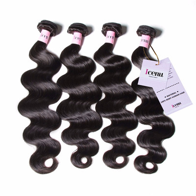

Unice Hair Icenu Remy Hair Series Brazilian Body Wave Hair Bundles 3 PCS 100 Human Hair Extension Natural Color