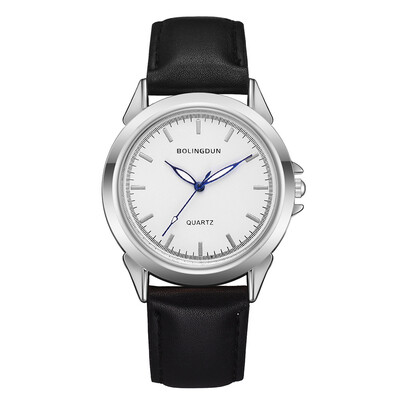 

Wish hot sale personality trendy blue hand quartz watch new business meeting high-end mens fashion watch