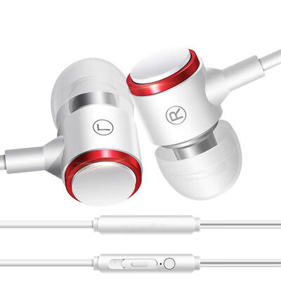 

Mobile Phone Wire Earphone Headset Metal Subwoofer Computer PC Gaming Headset In-ear Sport Earphone Earbuds