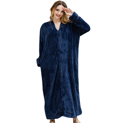

Toponeto Fleece Ladies Soft Tie Front Dressing Gown Robe Long Marks&Spencer Robe