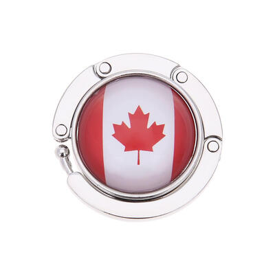 

Football World Cup Portable Metal Handbag Hook Hanger Foldable Table Holder