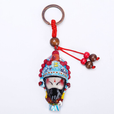 

Beijing Opera Facebook Keychain Chinese Style Featured Gift Pendant