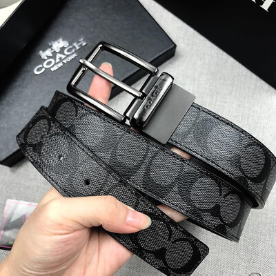 

Real Leather Belt Fashion Man Strap Belt Men Male Buckle Belt Mens Fashion Sports Leisure Business Belt