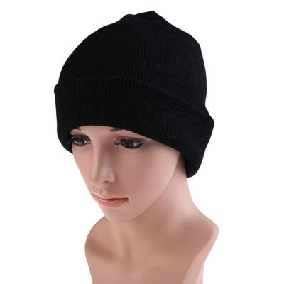 

Mens Women Beanie Knit Ski Cap Hip-Hop Color Winter Warm Unisex Wool Hat
