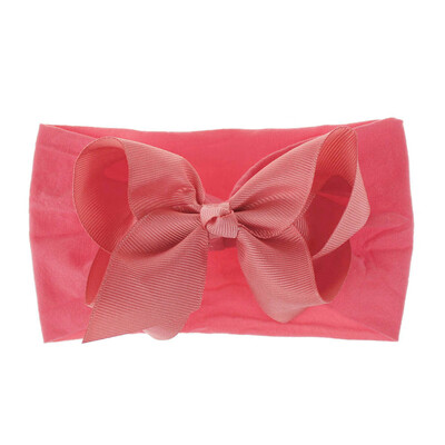 

SUNSIOM Soft Baby Girls Kids Toddler Bow Hairband Headband Turban Big Knot Head-Wrap New