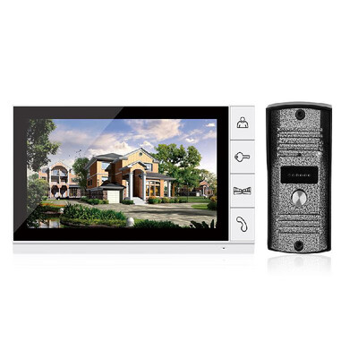 

Home Security 9-inch LCD Color Video Door Phone Intercom System Night Vision Camera Kit IR Night Vision Camera Door Bell for Apart
