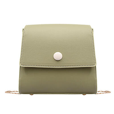 

Solid Color Shoulder Messenger Handbags Women Leather Chain Crossbody Bags