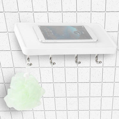 

Greensen Multi-Function Anti-slip Large Platform Bathroom Toilet Placement Storage Rack Shelf Hook