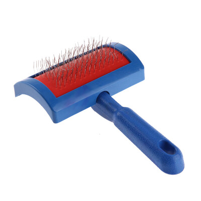 

Puppy Cat Dog Grooming Slicker Dog Comb Steel Needle Brush Clean Tool Blue
