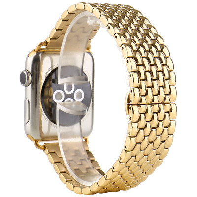 

〖Follure〗Stainless Steel Link Bracelet Watch Band Strap For Apple Watch Series 12 42MM