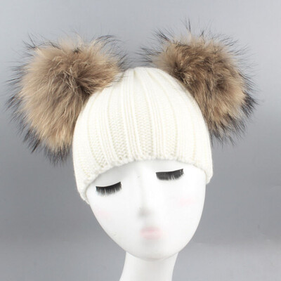 

Tailored Women Winter Crochet Hat Wool Knit Beanie Warm Cap