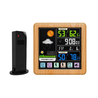 

Digital Wireless Alarm Clock Thermometer Hygrometer Weather Forecast Tester