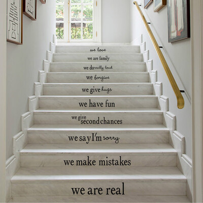 

Siaonvr DIY Steps Sticker Removable Stair Sticker Home Decor Ceramic Tiles Patterns